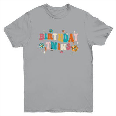 Birthday Twins Retro Matching Twin Birthday Boys Girls Youth Shirt | siriusteestore