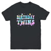 Birthday Twins Retro Matching Twin Birthday Girls Kids Youth Shirt | siriusteestore