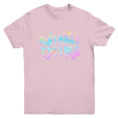 Birthday Twins Retro Matching Twin Birthday Girls Kids Youth Shirt | siriusteestore
