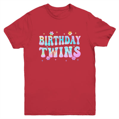 Birthday Twins Retro Matching Twin Birthday Girls Kids Youth Shirt | siriusteestore