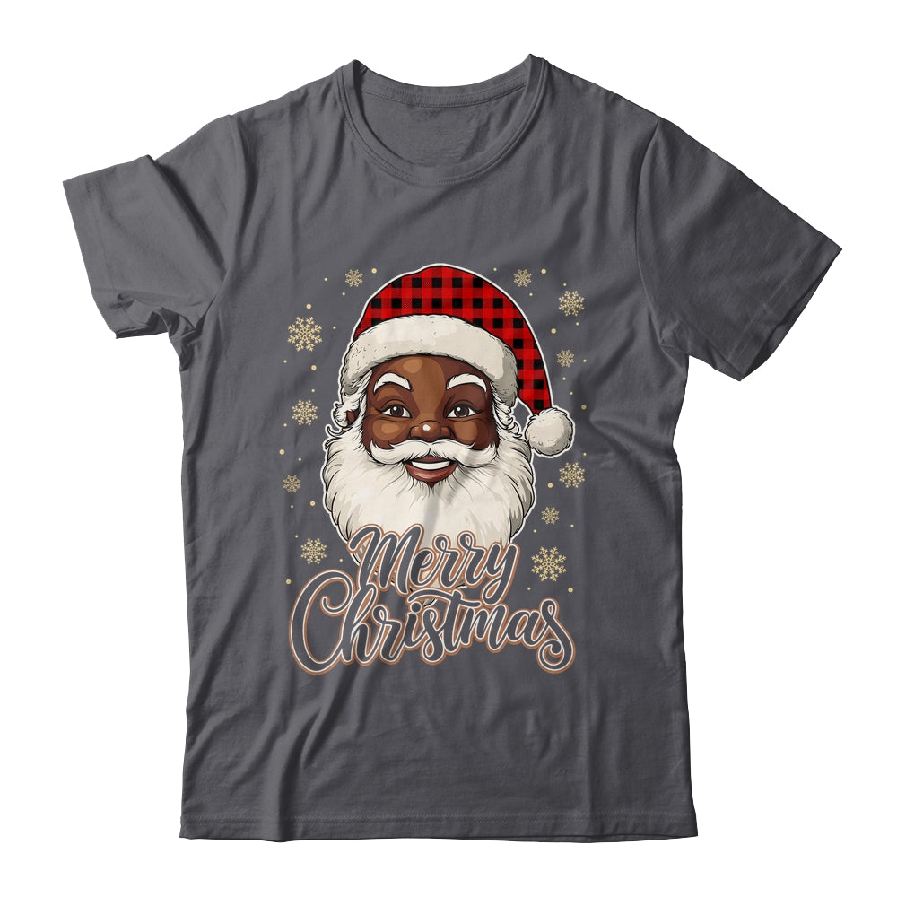 Black African American Christmas Santa Claus Afro Santa Men Shirt & Sweatshirt | siriusteestore
