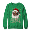 Black African American Christmas Santa Claus Afro Santa Men Shirt & Sweatshirt | siriusteestore