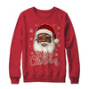 Black African American Christmas Santa Claus Afro Santa Men Shirt & Sweatshirt | siriusteestore
