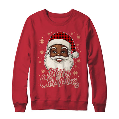 Black African American Christmas Santa Claus Afro Santa Men Shirt & Sweatshirt | siriusteestore