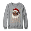 Black African American Christmas Santa Claus Afro Santa Men Shirt & Sweatshirt | siriusteestore