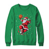 Black African American Santa Claus Basketball Afro Christmas Shirt & Sweatshirt | siriusteestore