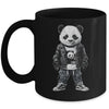 Black And White Panda With Cool Cute Sportswear For Boy Men Mug | siriusteestore