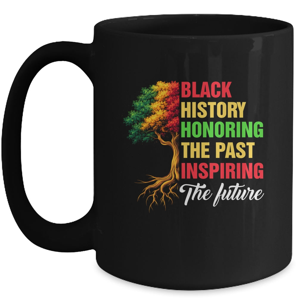 Black History Inspiring The Future African Men Women Teacher Mug | siriusteestore