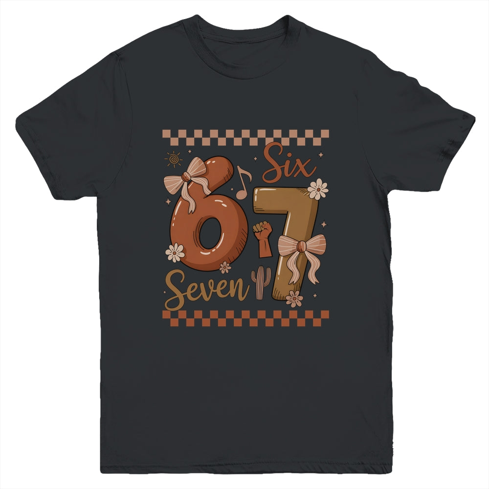 Black History Month 67 Funny Meme Coquette Bow Six Seven Youth Shirt | siriusteestore