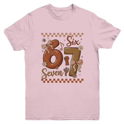 Black History Month 67 Funny Meme Coquette Bow Six Seven Youth Shirt | siriusteestore