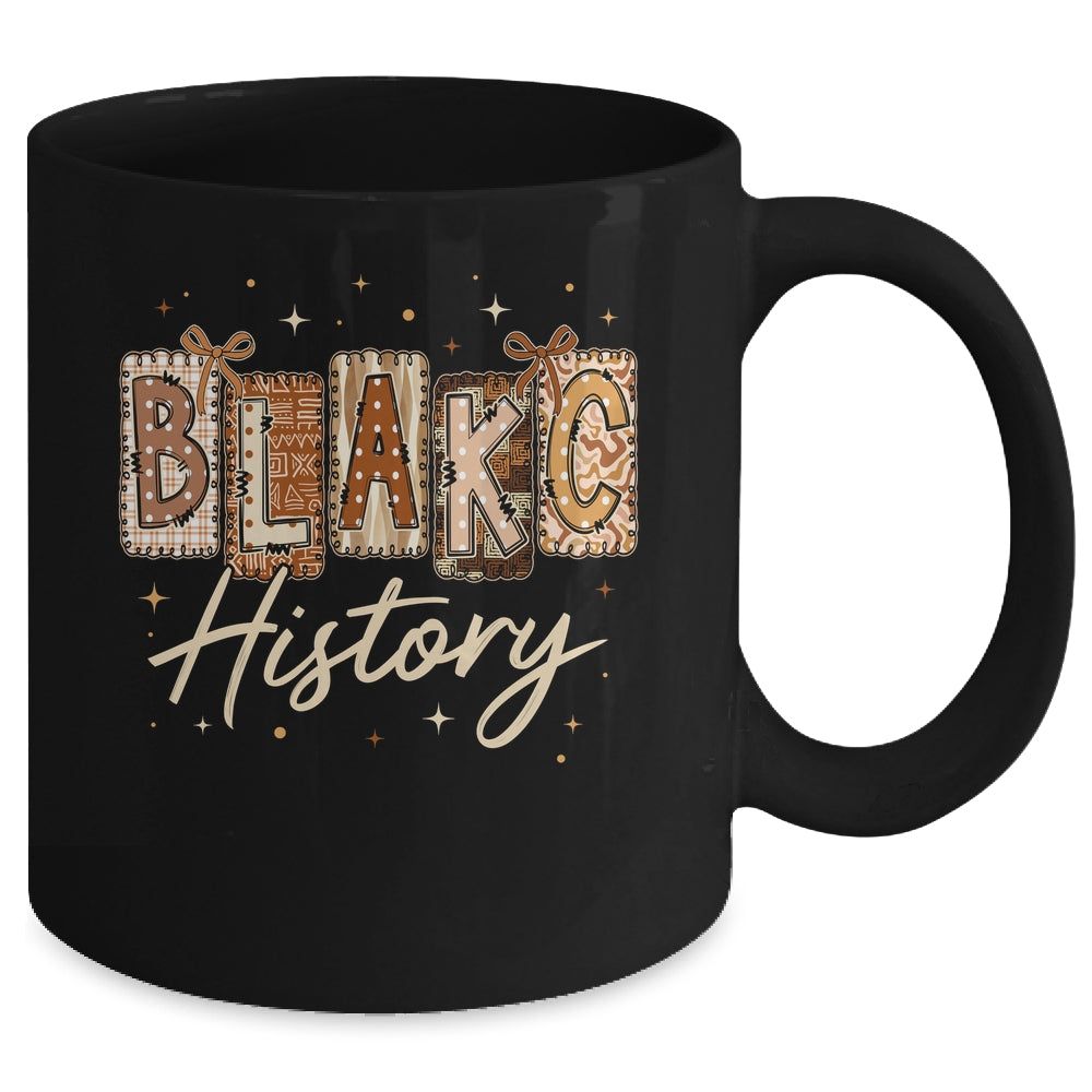 Black History Month African Black Women Coquette Bow Mug | siriusteestore