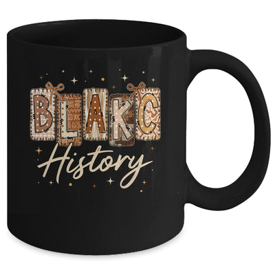 Black History Month African Black Women Coquette Bow Mug | siriusteestore
