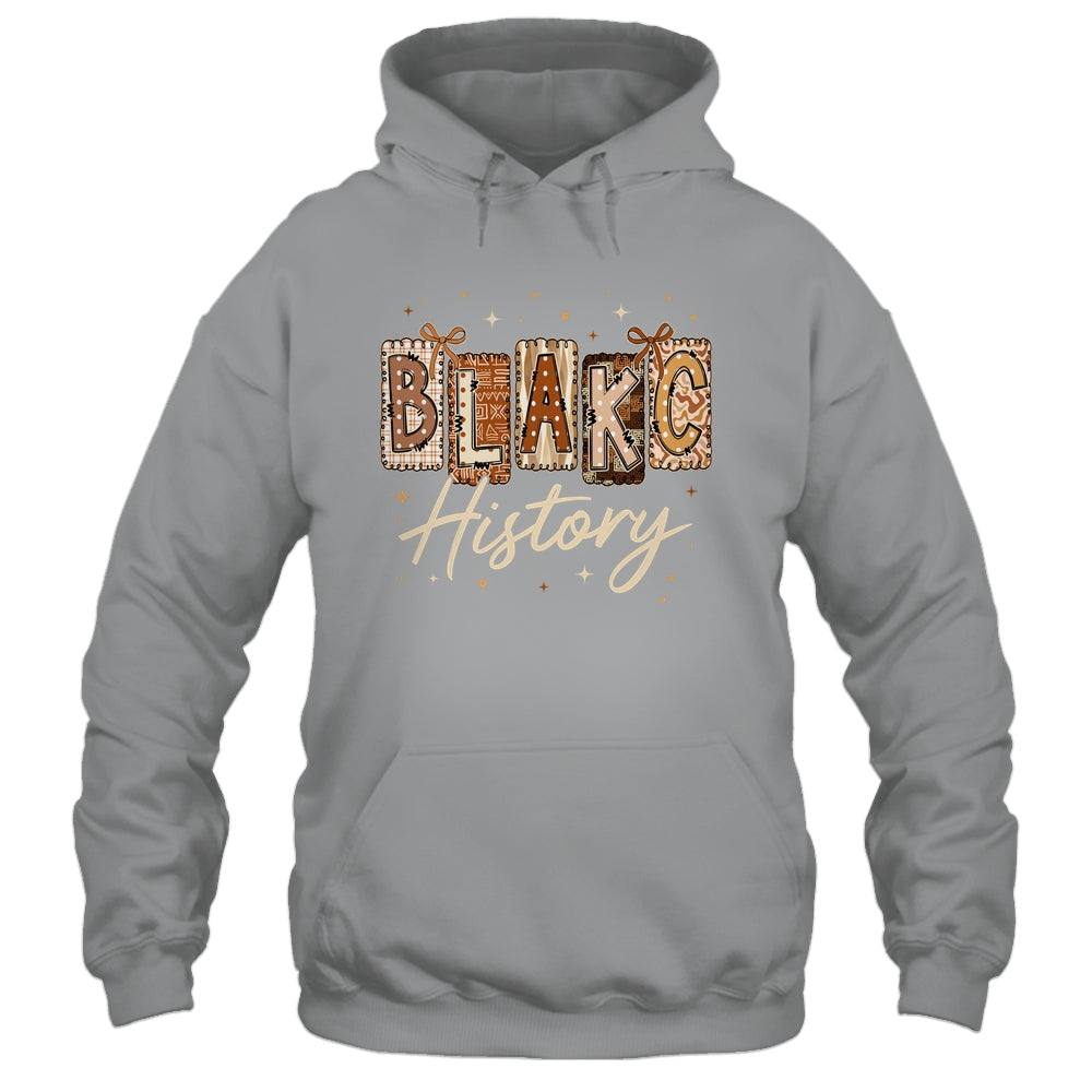 Black History Month African Black Women Coquette Bow Shirt & Hoodie | siriusteestore