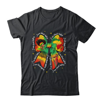 Black History Month Coquette Bow Juneteenth African American Shirt & Tank Top | siriusteestore