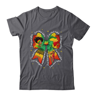 Black History Month Coquette Bow Juneteenth African American Shirt & Tank Top | siriusteestore