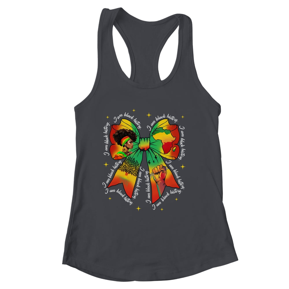 Black History Month Coquette Bow Juneteenth African American Shirt & Tank Top | siriusteestore