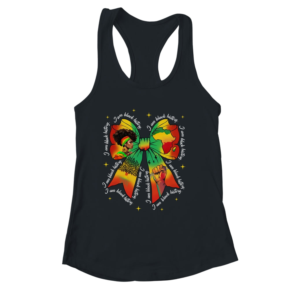 Black History Month Coquette Bow Juneteenth African American Shirt & Tank Top | siriusteestore