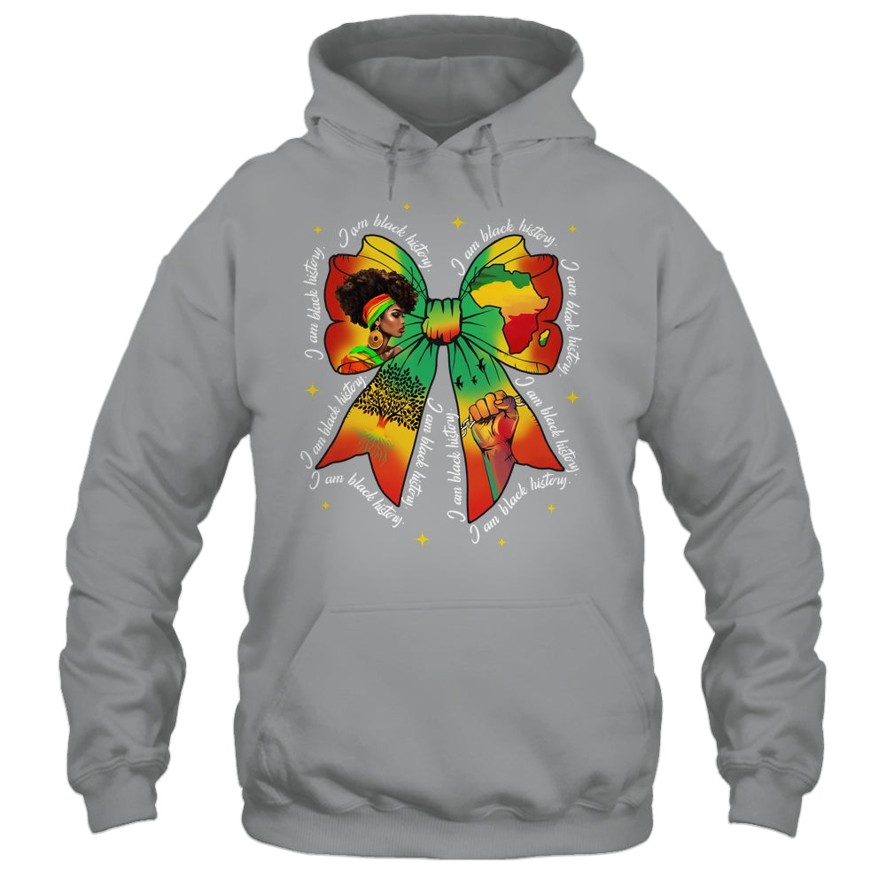 Black History Month Coquette Bow Juneteenth African American Shirt & Tank Top | siriusteestore