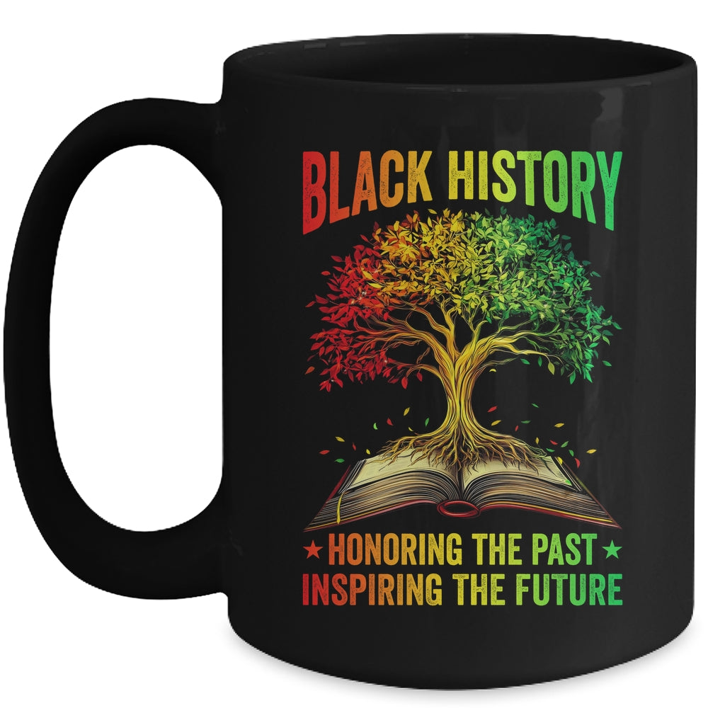 Black History Month Inspiring The Future African Tree Roots Mug | siriusteestore