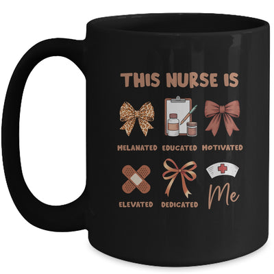 Black History Month This Nurse Melanated Educated Women Mug | siriusteestore