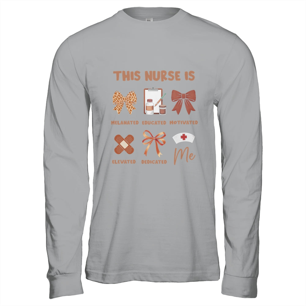 Black History Month This Nurse Melanated Educated Women Shirt & Hoodie | siriusteestore