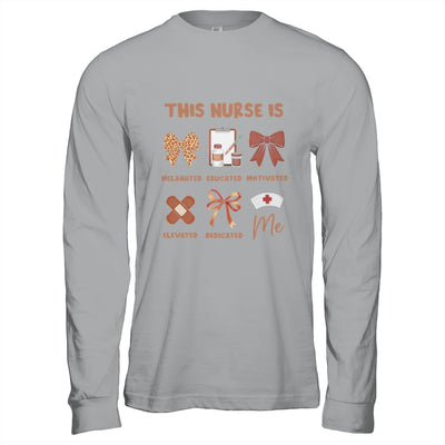 Black History Month This Nurse Melanated Educated Women Shirt & Hoodie | siriusteestore