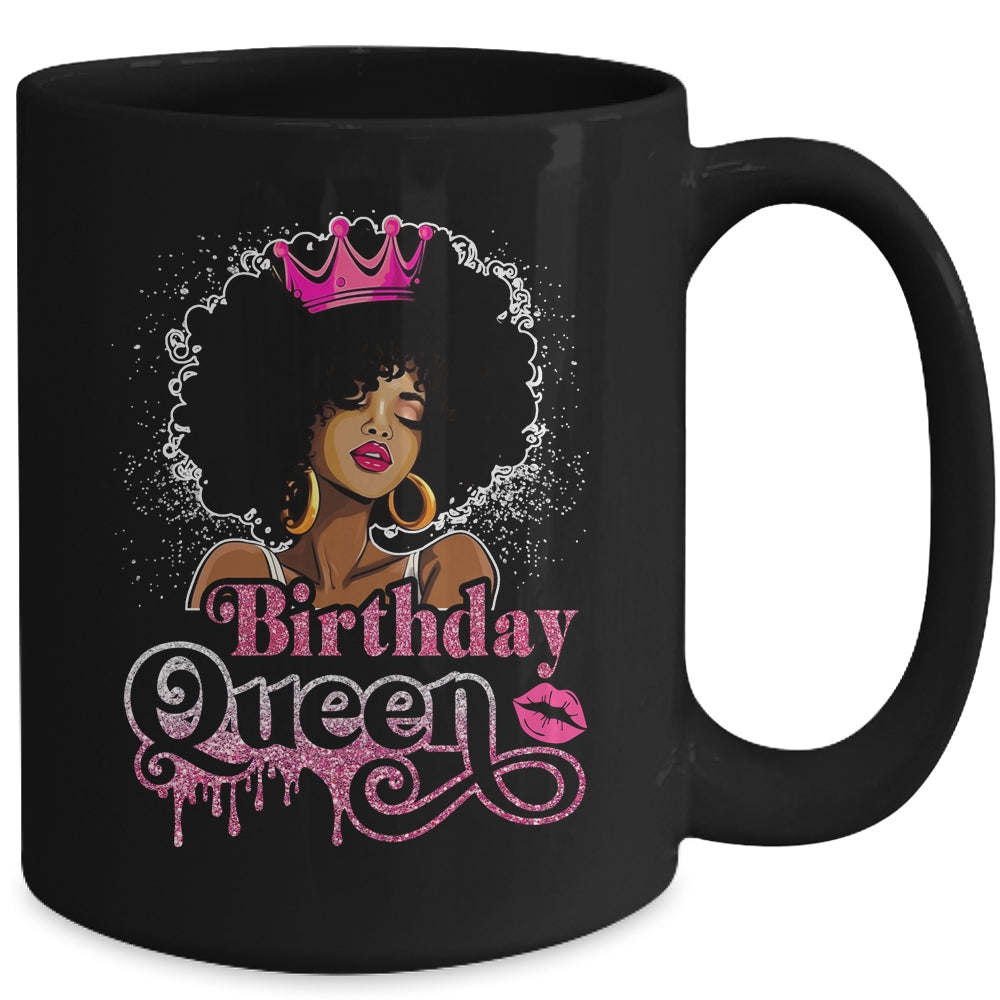 Black Queen African American Women It's My Birthday Mug | siriusteestore