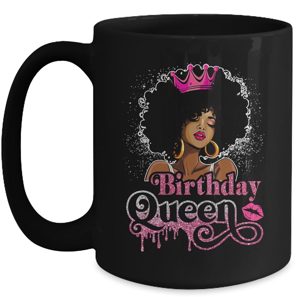 Black Queen African American Women It's My Birthday Mug | siriusteestore