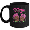 Black Women Nails Zodiac Birthday Virgo Queen September Mug | siriusteestore