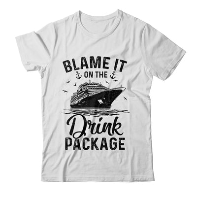 Blame It On The Cruise Package Cruise Cruising Matching Shirt & Tank Top | siriusteestore