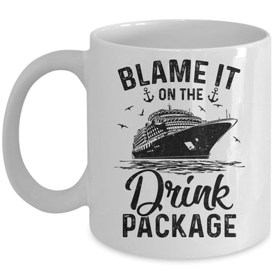 Blame It On The Cruise Package Cruise Cruising Matching Mug | siriusteestore