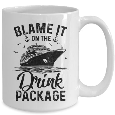 Blame It On The Cruise Package Cruise Cruising Matching Mug | siriusteestore