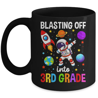 Blasting Off Into 3Rd Grade Boys First Day Third Grade Kids Mug | siriusteestore