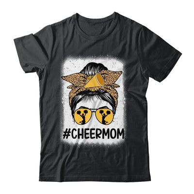 Bleached Cheer Mom Mama Cheerleading Mom Messy Bun Shirt & Tank Top | siriusteestore