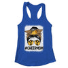 Bleached Cheer Mom Mama Cheerleading Mom Messy Bun Shirt & Tank Top | siriusteestore