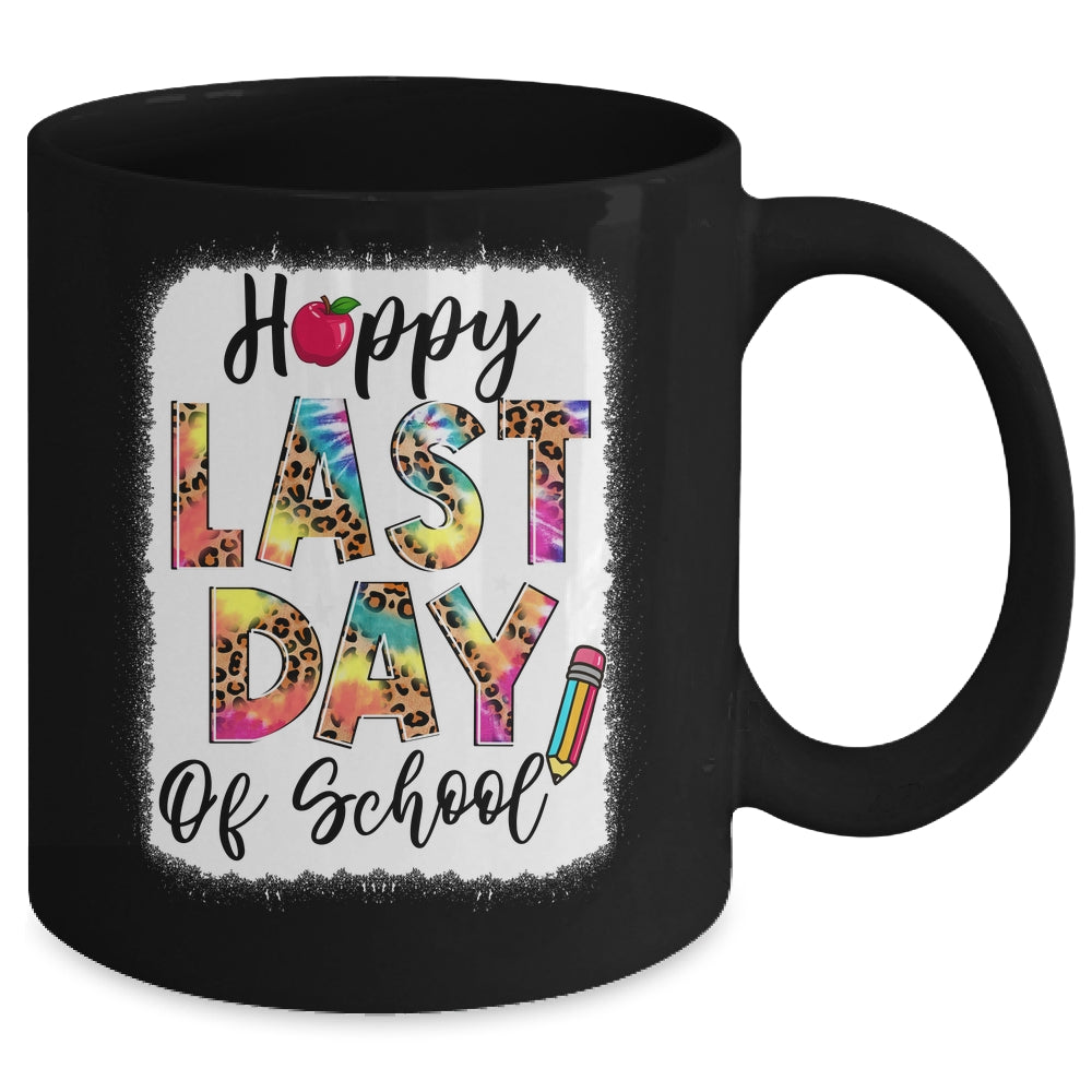 Bleached Happy Last Day Of School Teacher Student Graduation Mug | siriusteestore