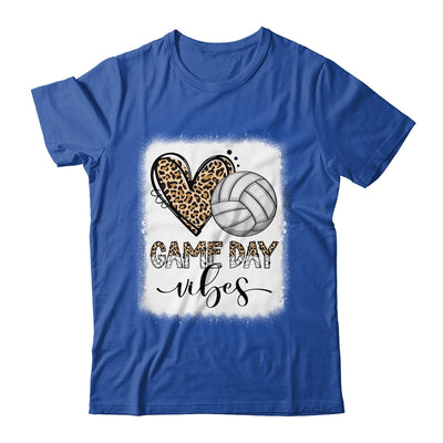 Bleached Volleyball Game Day Vibes Volleyball Mom Leopard Shirt & Tank Top | siriusteestore