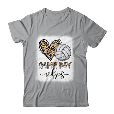 Bleached Volleyball Game Day Vibes Volleyball Mom Leopard Shirt & Tank Top | siriusteestore