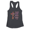 Blessed By God Loved By Jesus Butterfly Cross Christian Shirt & Tank Top | siriusteestore