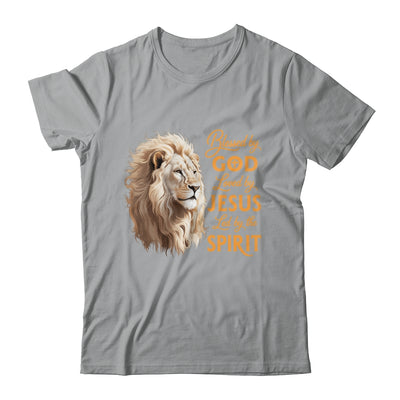 Blessed By God Loved By Jesus Christian Lion For Men Women Shirt & Hoodie | siriusteestore