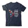 Blessed By God Loved By Jesus Floral Butterfly Christian Shirt & Tank Top | siriusteestore