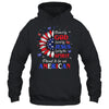 Blessed By God Loved By Jesus Proud American Sunflower Shirt & Tank Top | siriusteestore