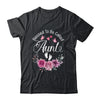 Blessed To Be Called Aunt Women Floral Decor Aunt Shirt & Tank Top | siriusteestore