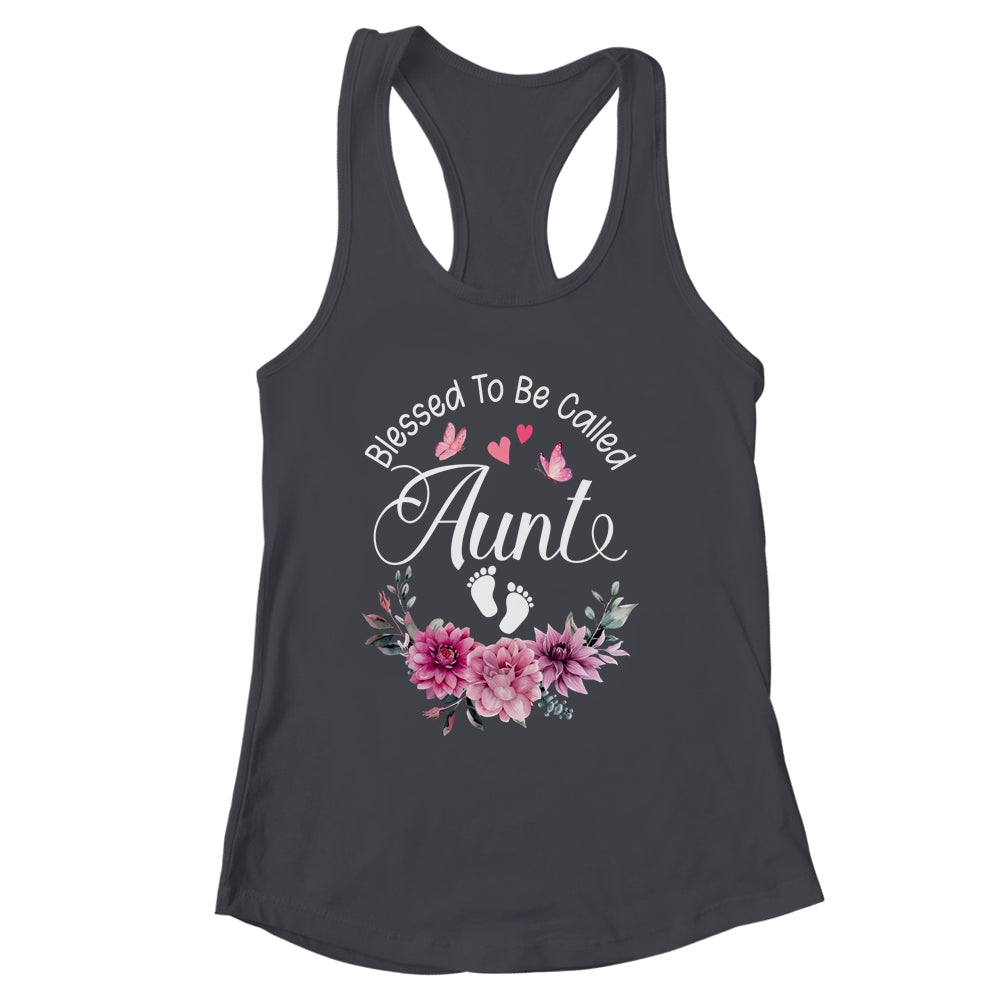 Blessed To Be Called Aunt Women Floral Decor Aunt Shirt & Tank Top | siriusteestore