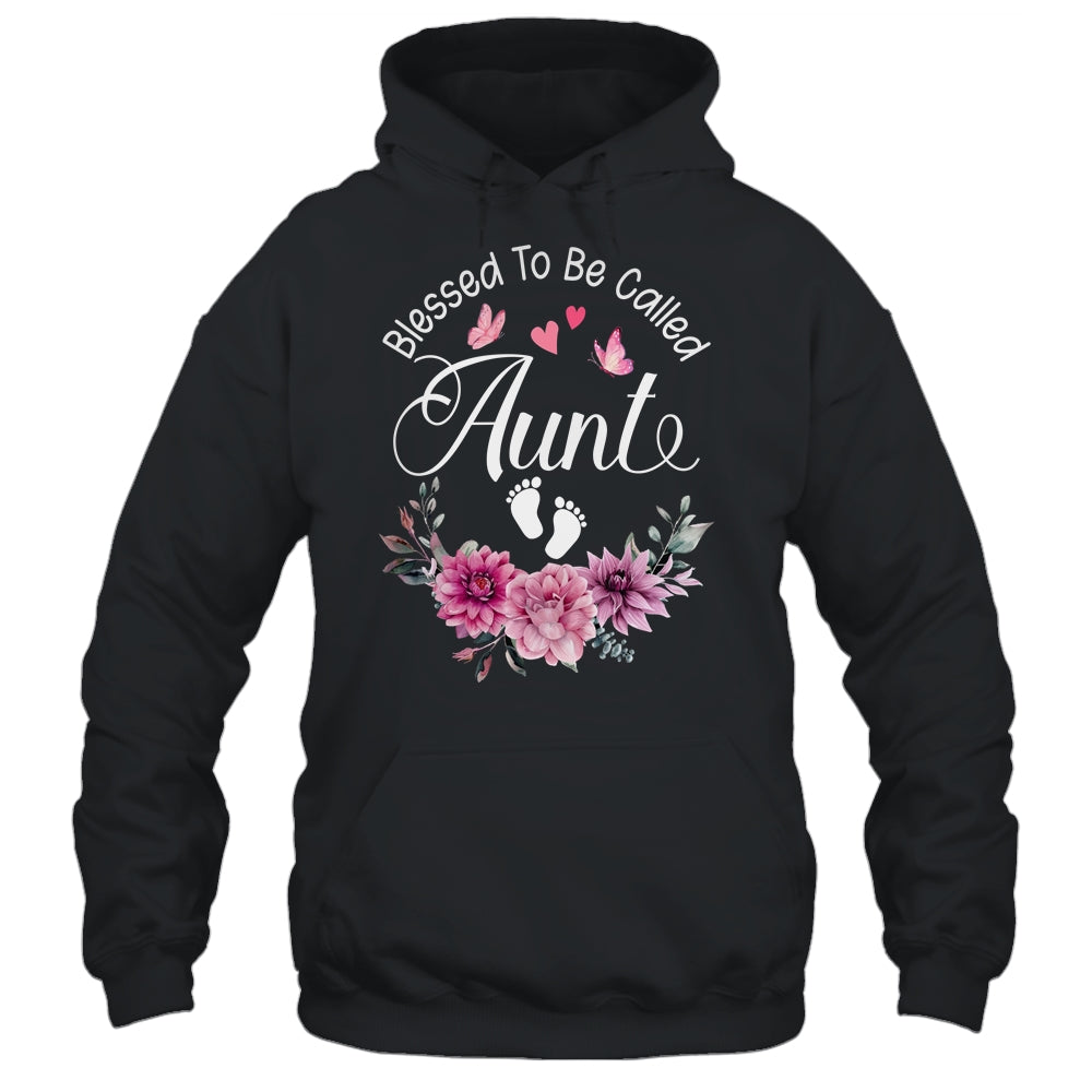 Blessed To Be Called Aunt Women Floral Decor Aunt Shirt & Tank Top | siriusteestore