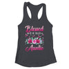 Blessed To Be Called Auntie Mothers Day Birthday Rose Butterfly Shirt & Tank Top | siriusteestore