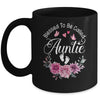 Blessed To Be Called Auntie Women Floral Decor Auntie Mug | siriusteestore