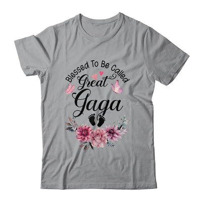 Blessed To Be Called Gaga Floral Gaga Mothers Day Shirt & Tank Top | siriusteestore