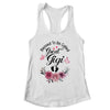 Blessed To Be Called Gigi Floral Gigi Mothers Day Shirt & Tank Top | siriusteestore