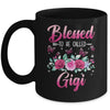 Blessed To Be Called Gigi Mothers Day Birthday Rose Butterfly Mug | siriusteestore